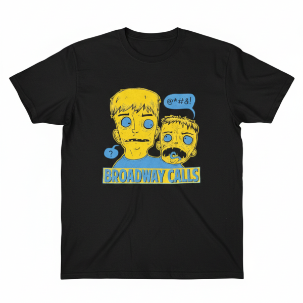 Broadway Calls band t-shirt black Twins by Jason Lubrano