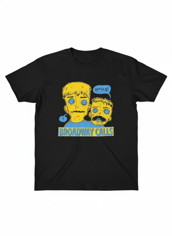 Broadway Calls band t-shirt black Twins by Jason Lubrano